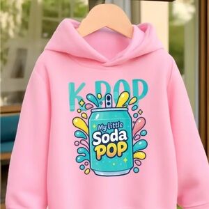 K-Pop Girl’s Pink Hoodie: My Soda Pop